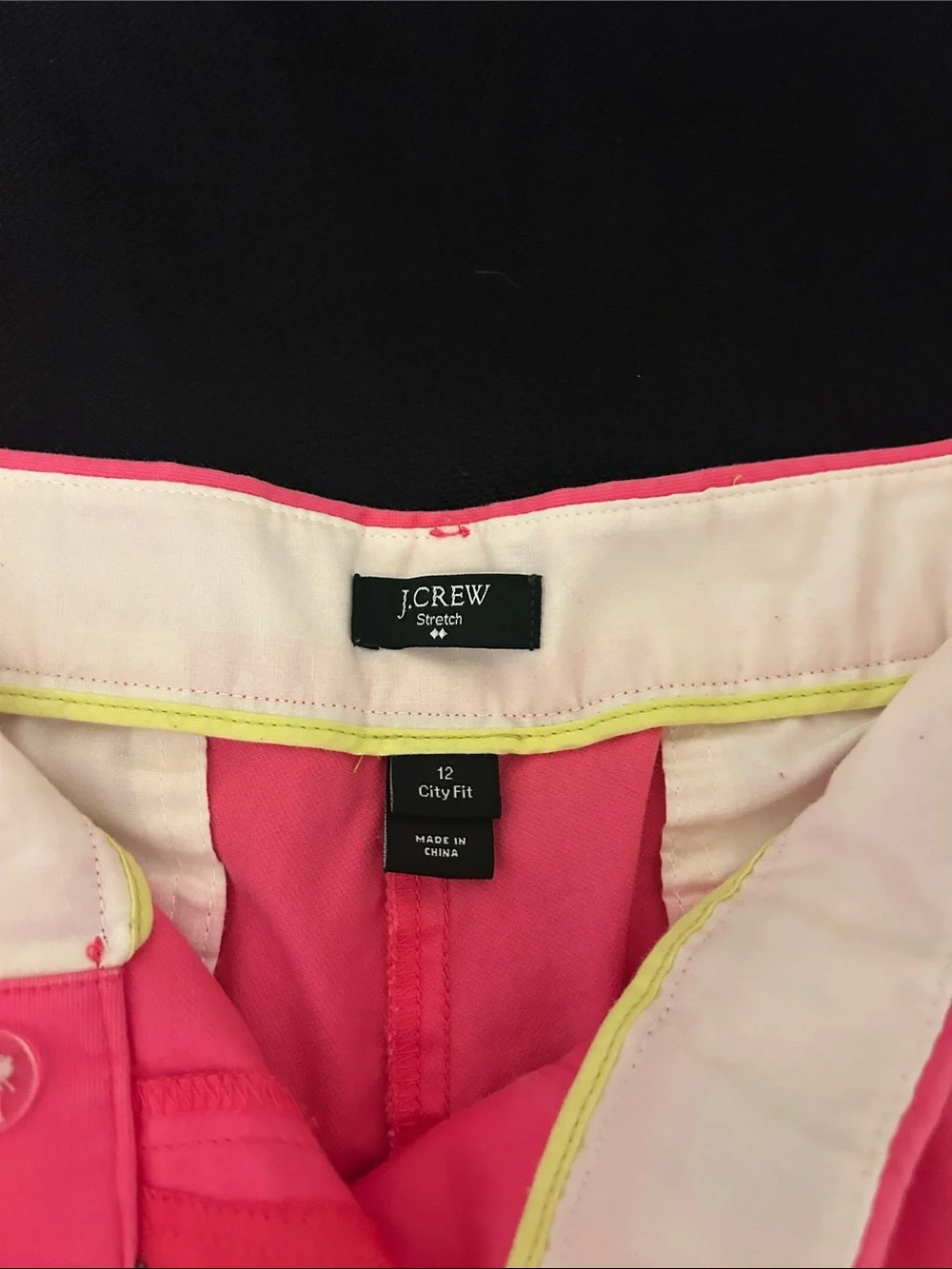 J. Crew Hot Pink Chino Bermudas